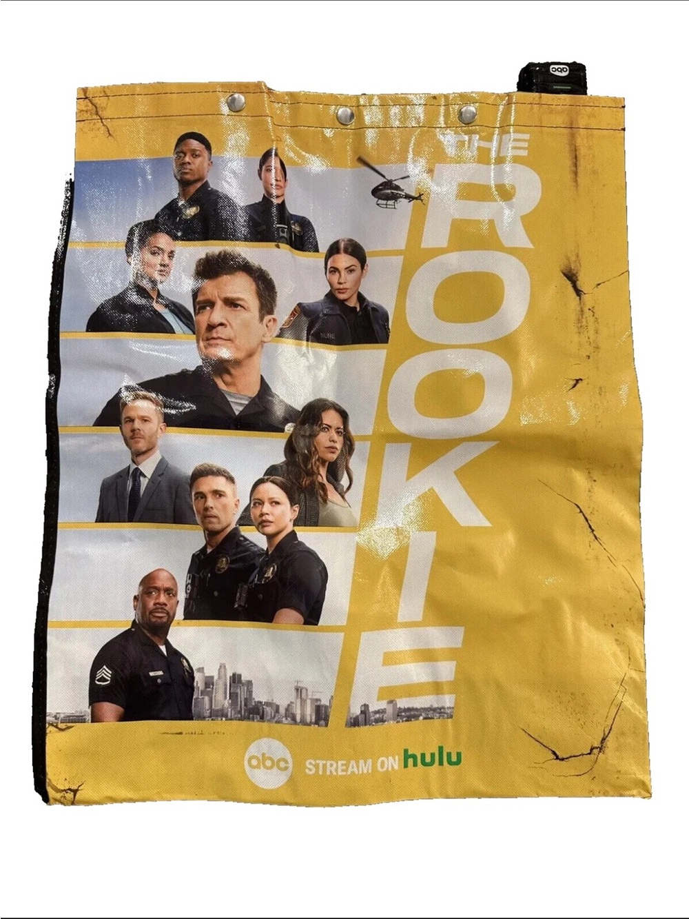 Graphic Yellow Garment Bag - The Rookie Print
